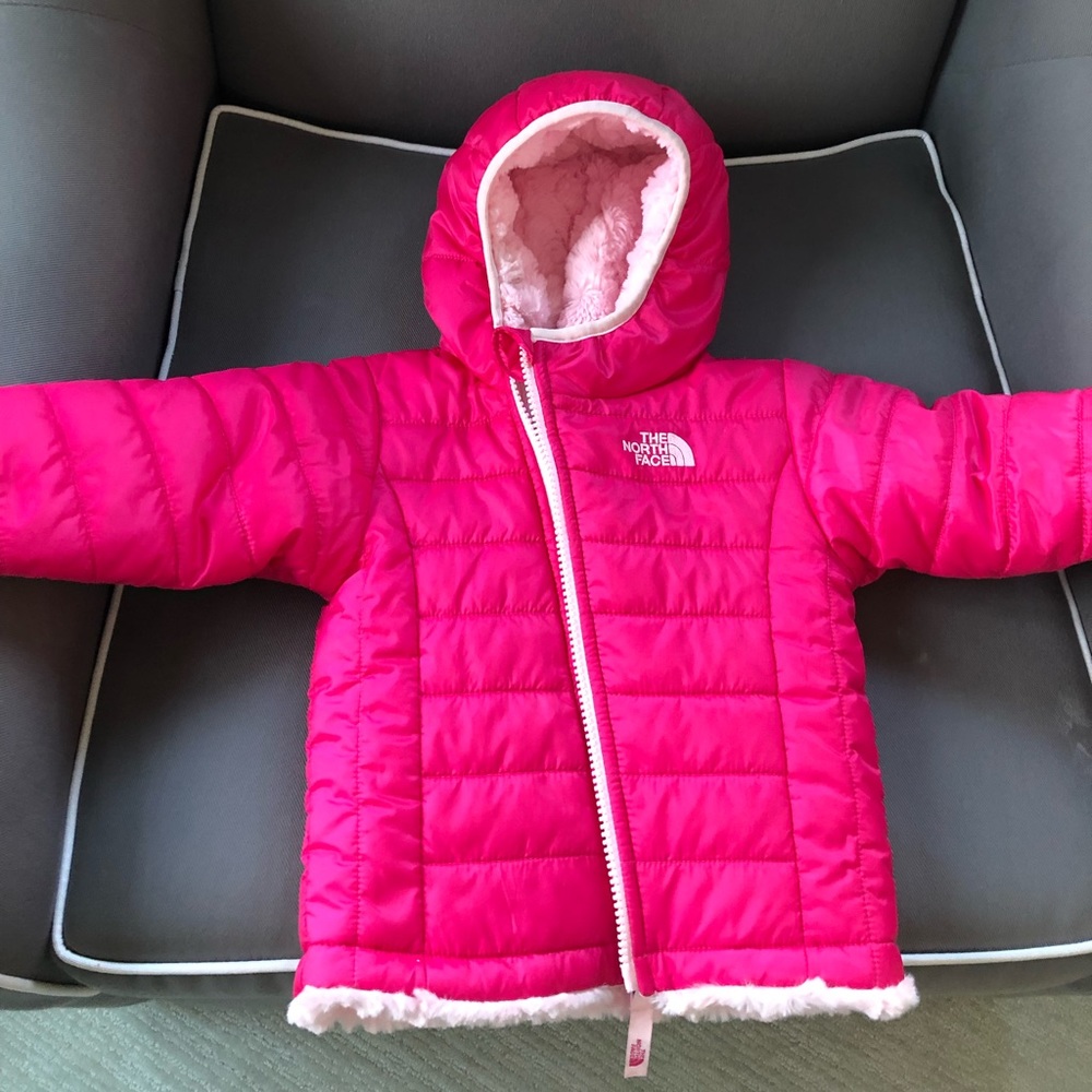 The Northface reversible winter coat Size 6-12mo